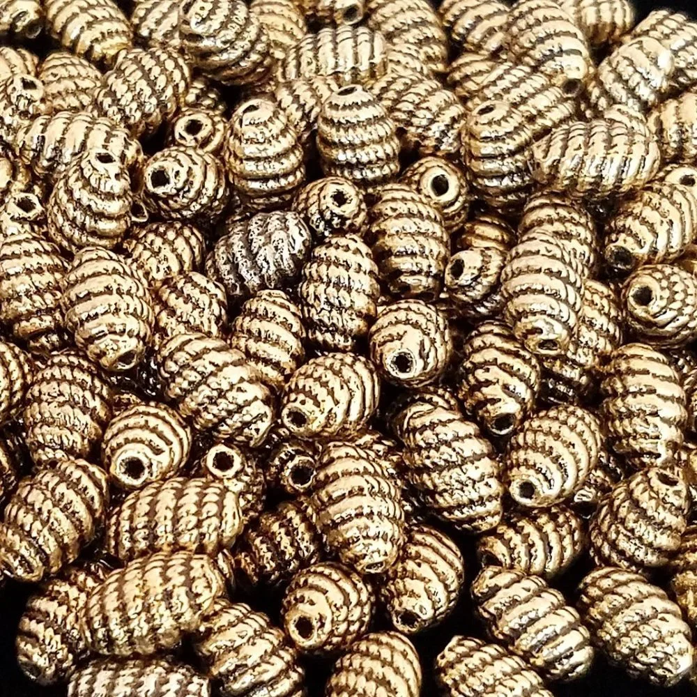 500+ BEADS & JEWELRYMAKING set brass gold beads clasps bails head pins art